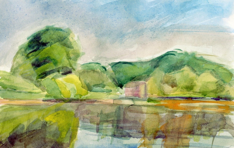 Aquarelle de Jacques Davy