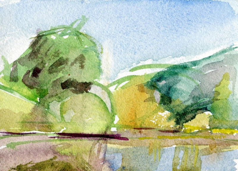 Aquarelle de Jacques Davy