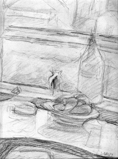 Croquis nature morte